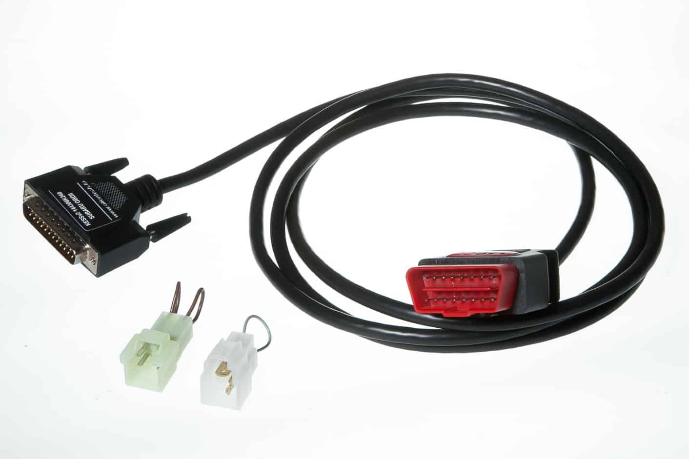 Alientech KESS 3 Subaru OBDII cable and jumpers 144300K240